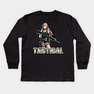 Tactical Girls' Frontline Kids Long Sleeve T-Shirt